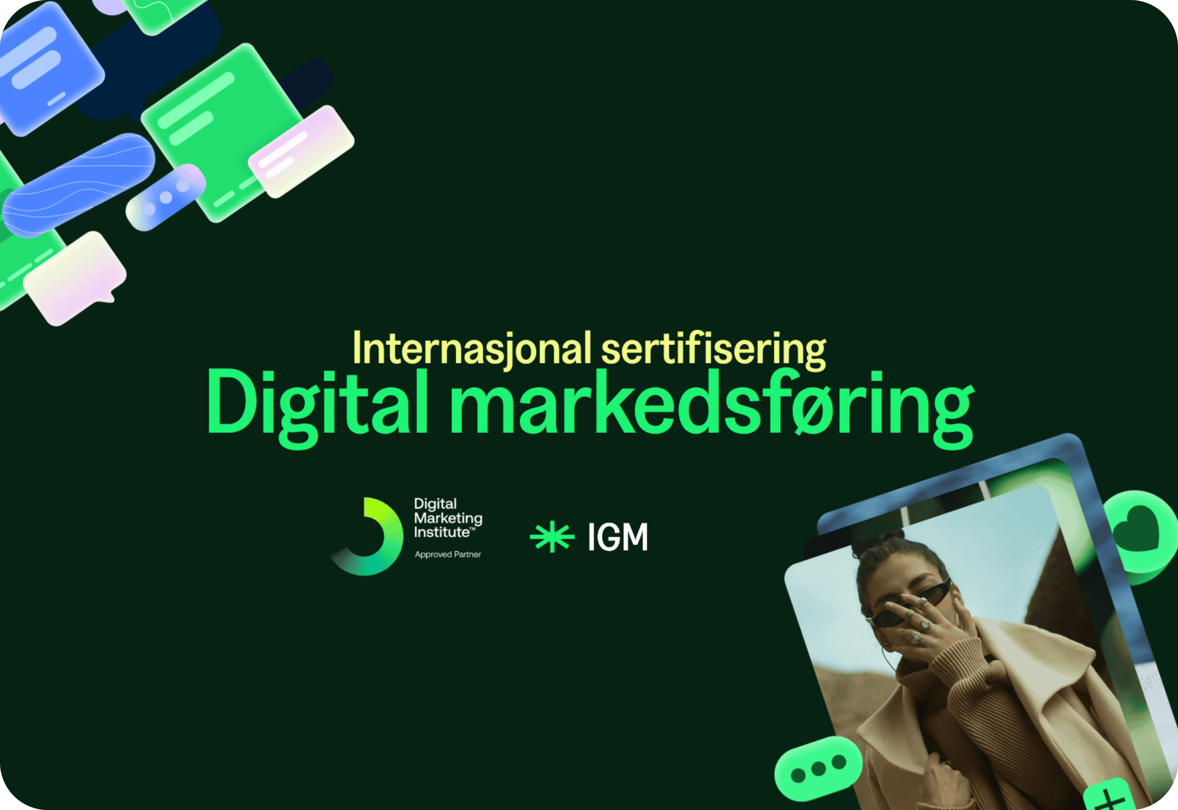 Kurs i digital markedsføring med sertifisering fra Digital Marketing Institute