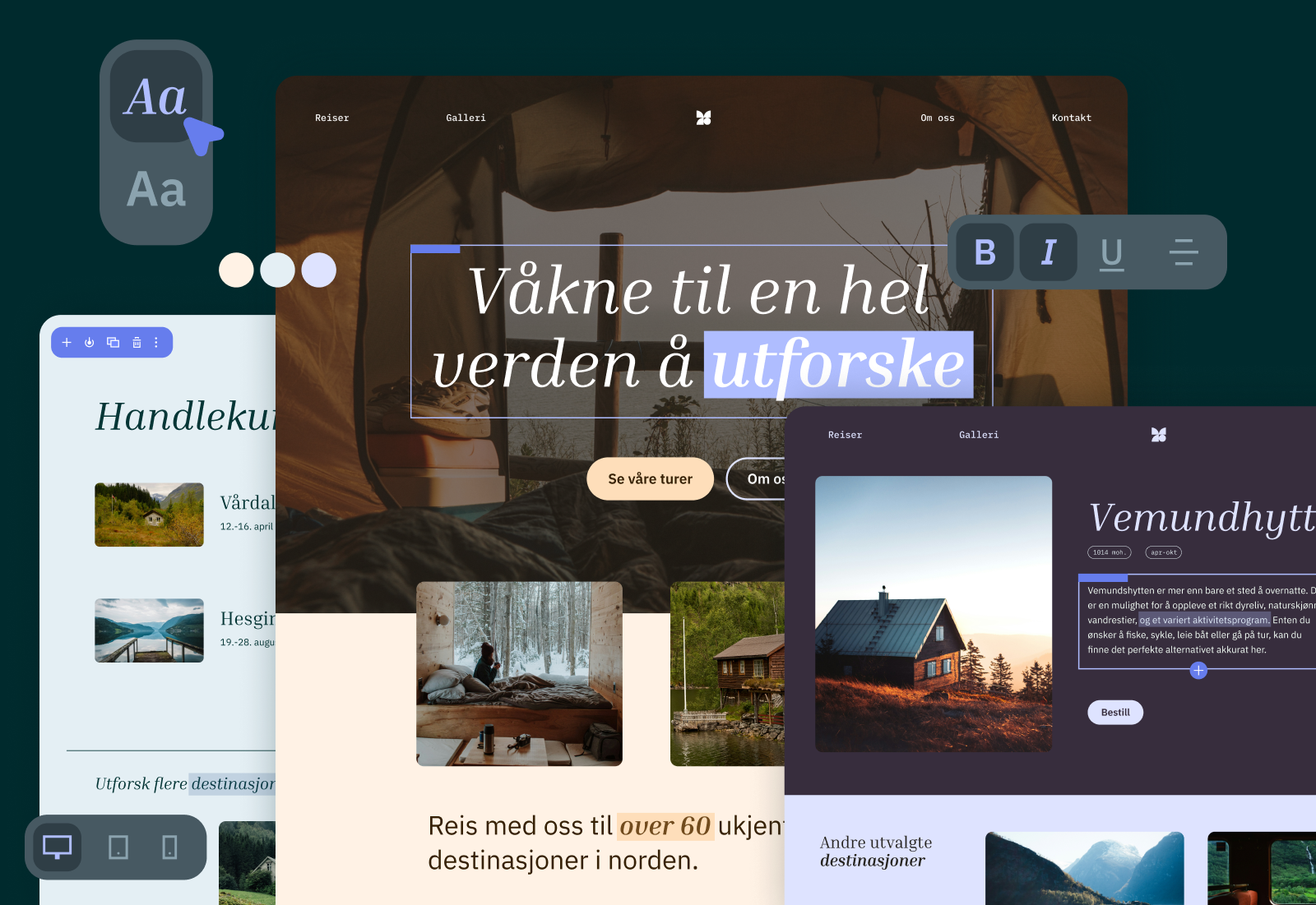 WordPress med DIVI Videregående